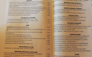 Trattoria Zamboni menu