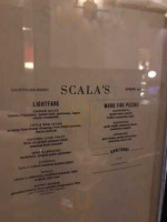 Scala's Bistro menu