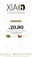 Xiao Cucina Orientale menu