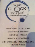 Off The Clock Bar and Grill inside