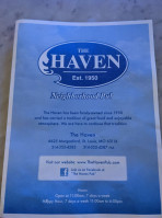 The Haven food