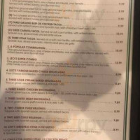 Leo's Mexican Food menu