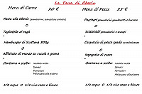 La Tana Di Oberix menu