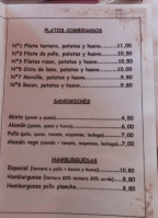 El Ranchito Del 47 menu