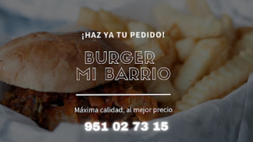 Burger Mi Barrio food