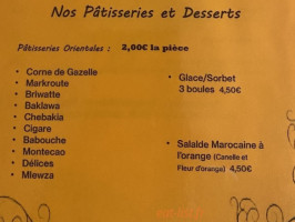 Les Délices De Tétouan menu