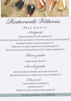 Vittoria menu