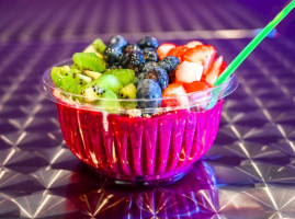 Frazzberry Frozen Yogurt food