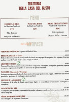 La Casa Del Gusto menu