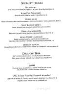 Geiser Grand menu