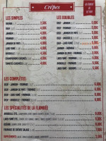 La Flambee menu