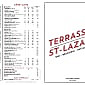 Terrasse Saint Lazare menu