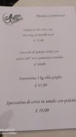 Antica Trattoria Ristorante Bar menu