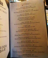 Victoria menu