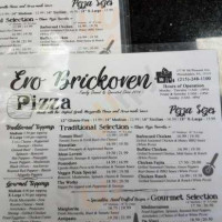 Evo Brick Oven Pizza menu