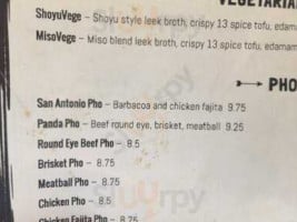 Suck It The menu