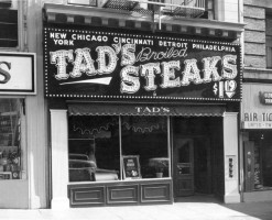 Tad's Steak House outside