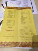 El Palomar Avila menu