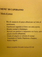 L'albera Di Zeus menu