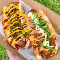 The Vegan Hot Dog Cart food