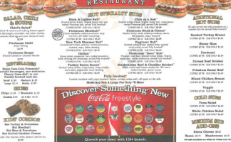 Firehouse Subs Speedway Crossing menu