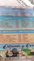 El Coral Restaurante Bar menu