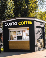 Corto Coffee outside