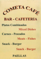 Cometa Cafe food
