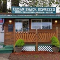 Cedar Shack Espresso Ice Cream food