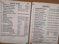 Valgykla Tomalina menu