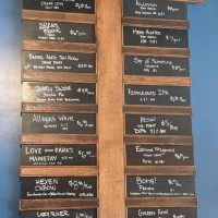 Bottle Room menu