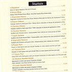 Corner Restaurent menu