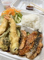 Ahi Sushi and Hibachi food