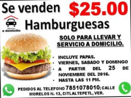 Ricas Hamburguesas El Gallo food