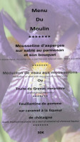 Le Moulin Du Mazel menu