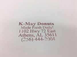 K-may Donuts outside