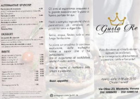 Gusto Re menu