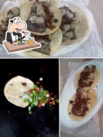 Milico's Tacos. Trompo Y Bistec food