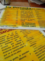 La Posada Restaurante menu