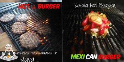Hot Burger menu