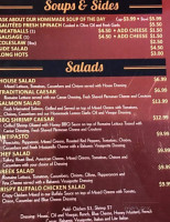 Aj Christopher's Pizza, Grille menu