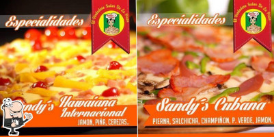 Sandy's Pizza food
