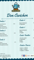 Don Cevichon menu
