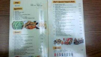 Sunny's Sushi Hut menu
