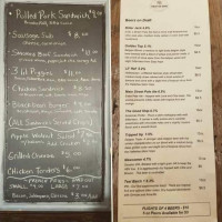 Twisted Bine Beer Co. menu