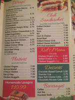 Pj's Steak Hoagie Shack menu