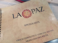 La Paz Pankow menu