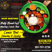 Sangam Chettinad Indian Cuisine outside