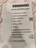 Meson Gallego Gracy Abanades menu