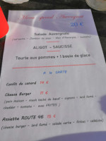 Le Cafe Des Sports La Cuisine D' Alain menu
